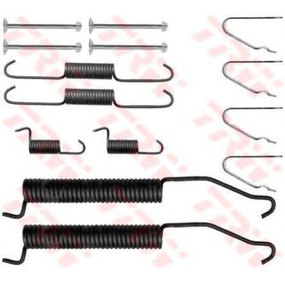 Photo Accessory Kit, brake shoes TRW SFK349