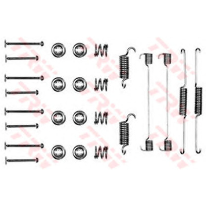 Photo Accessory Kit, brake shoes TRW SFK9