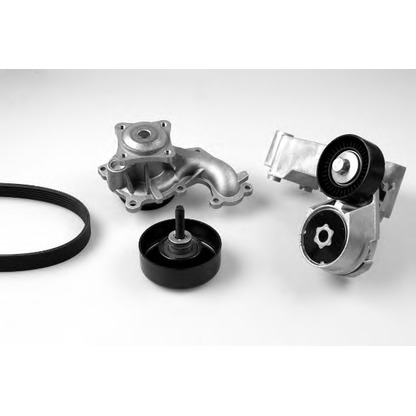 Photo Water Pump + V-Ribbed Belt Kit GK K980709B