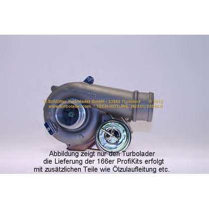 Foto Kit montaggio, Compressore SCHLÜTTER TURBOLADER 16601100