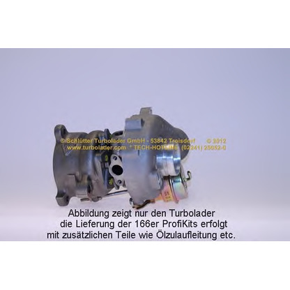 Foto Juego de montaje, turbocompresor SCHLÜTTER TURBOLADER 16601100