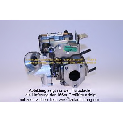 Zdjęcie Zestaw montażowy, urządzenie ładujące turbo SCHLÜTTER TURBOLADER 16605201
