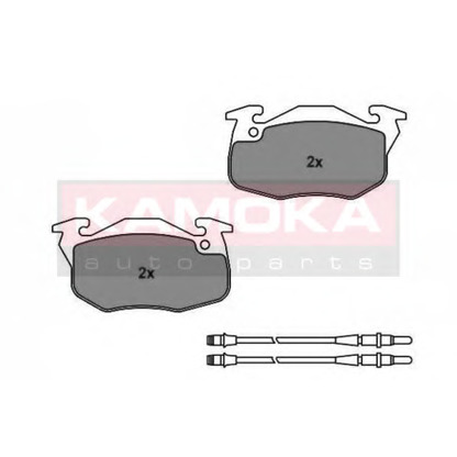 Photo Brake Pad Set, disc brake KAMOKA 1011458