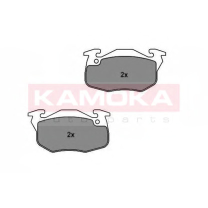 Photo Brake Pad Set, disc brake KAMOKA 1011460