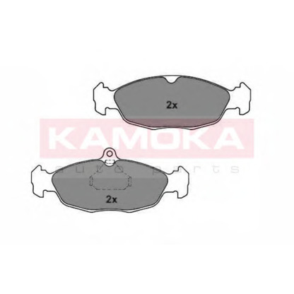 Photo Kit de plaquettes de frein, frein à disque KAMOKA 1011464