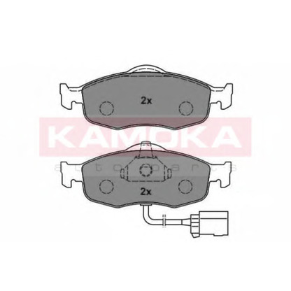 Photo Kit de plaquettes de frein, frein à disque KAMOKA 1011532