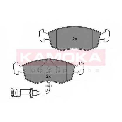 Photo Brake Pad Set, disc brake KAMOKA 1011692