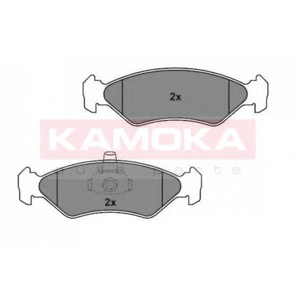 Фото Комплект тормозных колодок, дисковый тормоз KAMOKA 1012164