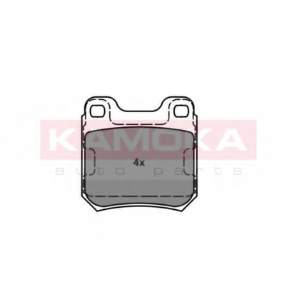 Photo Brake Pad Set, disc brake KAMOKA 1012234