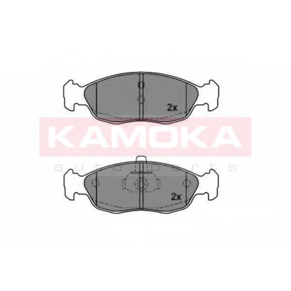 Photo Brake Pad Set, disc brake KAMOKA 1012336