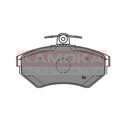 Photo Brake Pad Set, disc brake KAMOKA 1012624