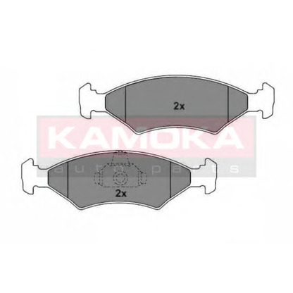 Фото Комплект тормозных колодок, дисковый тормоз KAMOKA 101412