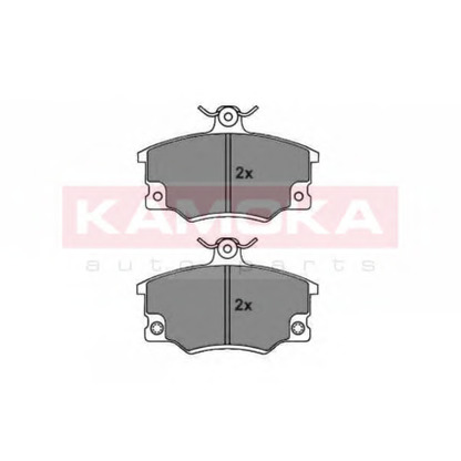 Photo Brake Pad Set, disc brake KAMOKA 101740