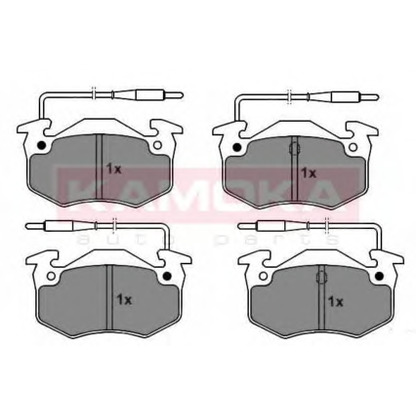 Photo Brake Pad Set, disc brake KAMOKA 101856