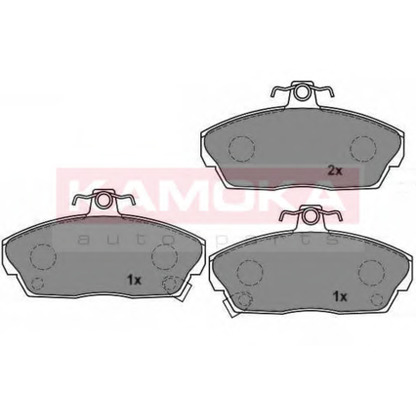 Photo Brake Pad Set, disc brake KAMOKA JQ1011226