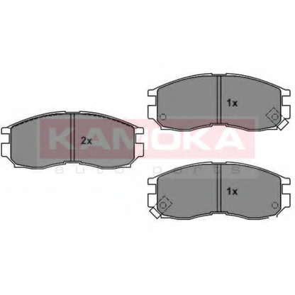 Photo Brake Pad Set, disc brake KAMOKA JQ1011528