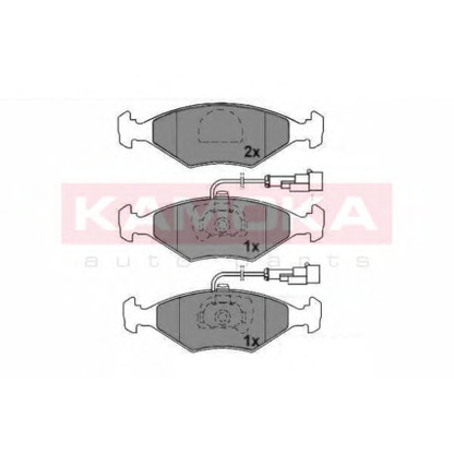 Foto Bremsbelagsatz, Scheibenbremse KAMOKA JQ1011824