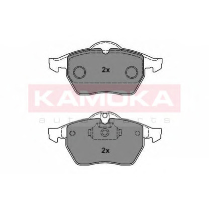 Фото Комплект тормозных колодок, дисковый тормоз KAMOKA JQ1012136