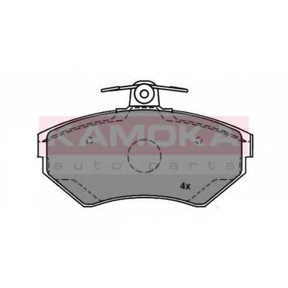 Photo Brake Pad Set, disc brake KAMOKA JQ1012578