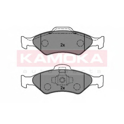 Photo Kit de plaquettes de frein, frein à disque KAMOKA JQ1012786