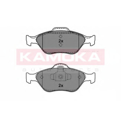 Фото Комплект тормозных колодок, дисковый тормоз KAMOKA JQ1012788