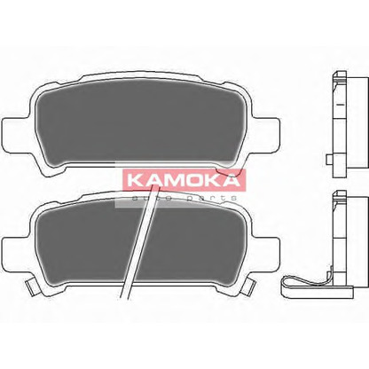 Photo Kit de plaquettes de frein, frein à disque KAMOKA JQ101116