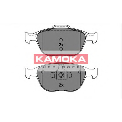 Фото Комплект тормозных колодок, дисковый тормоз KAMOKA JQ1013136
