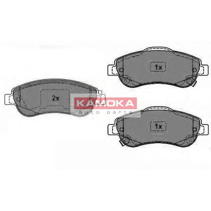 Photo Brake Pad Set, disc brake KAMOKA JQ1018396