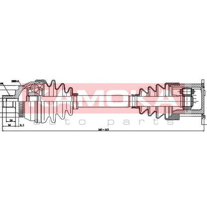 Photo Arbre de transmission KAMOKA VW1138902