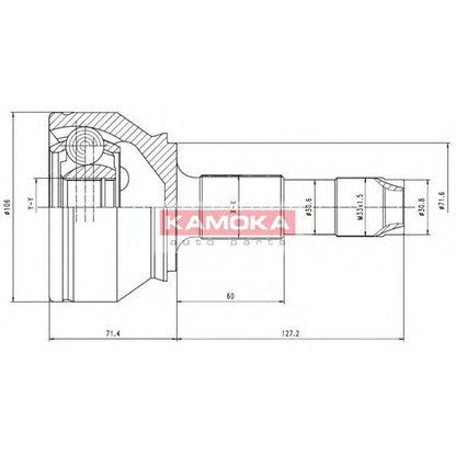 Foto Kit giunti, Semiasse KAMOKA 6501