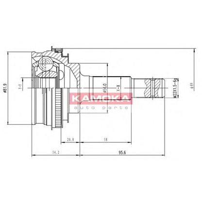 Foto Kit giunti, Semiasse KAMOKA 7108