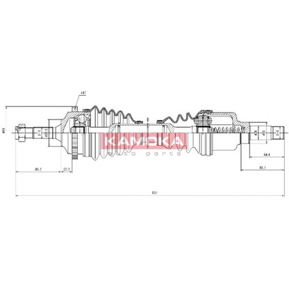 Foto Kit giunti, Semiasse KAMOKA CT1138936A