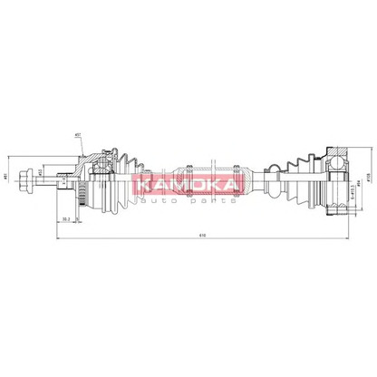 Foto Albero motore/Semiasse KAMOKA VW1138923A