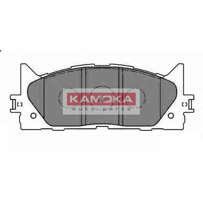Photo Kit de plaquettes de frein, frein à disque KAMOKA JQ101107