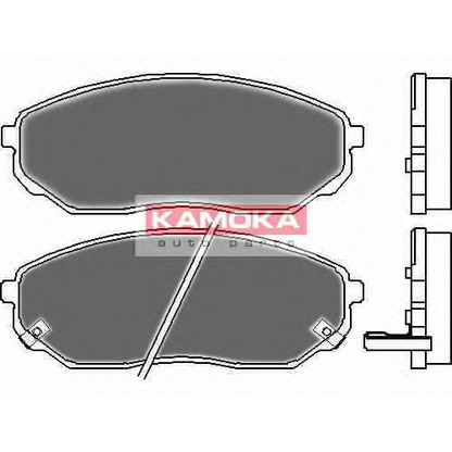 Фото Комплект тормозных колодок, дисковый тормоз KAMOKA JQ101115