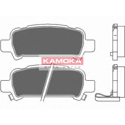 Photo Brake Pad Set, disc brake KAMOKA JQ1012666