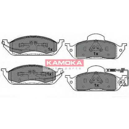 Photo Brake Pad Set, disc brake KAMOKA JQ1012800