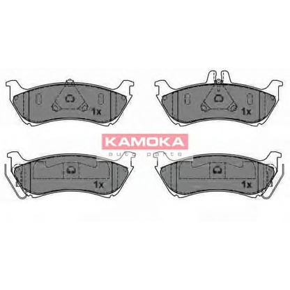 Photo Kit de plaquettes de frein, frein à disque KAMOKA JQ1013216