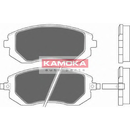 Фото Комплект тормозных колодок, дисковый тормоз KAMOKA JQ1013278