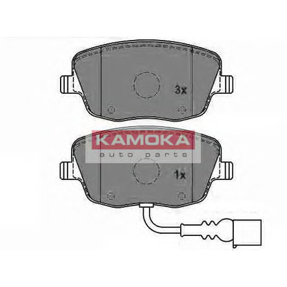Photo Brake Pad Set, disc brake KAMOKA JQ1013324
