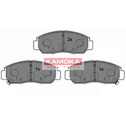 Фото Комплект тормозных колодок, дисковый тормоз KAMOKA JQ1013338
