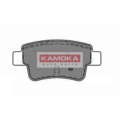 Photo Brake Pad Set, disc brake KAMOKA JQ1013716