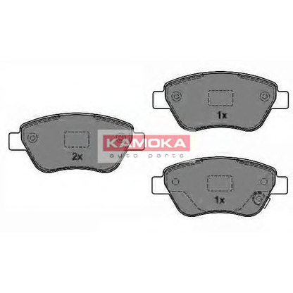 Photo Brake Pad Set, disc brake KAMOKA JQ1013840