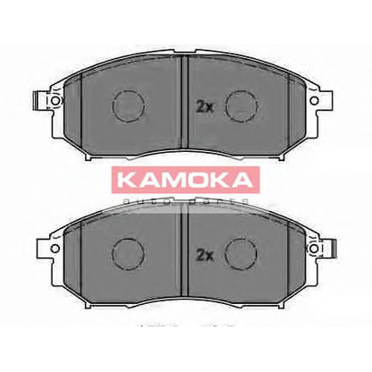 Фото Комплект тормозных колодок, дисковый тормоз KAMOKA JQ1013994
