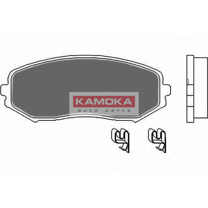 Фото Комплект тормозных колодок, дисковый тормоз KAMOKA JQ1018120