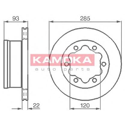 Photo Disque de frein KAMOKA 103382