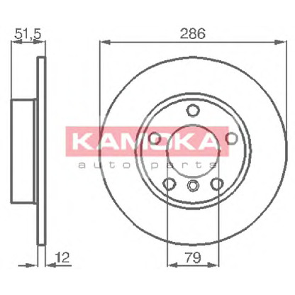 Foto Disco  freno KAMOKA 103496