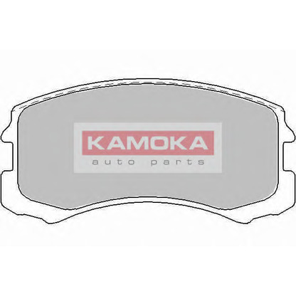 Фото Комплект тормозных колодок, дисковый тормоз KAMOKA JQ101130