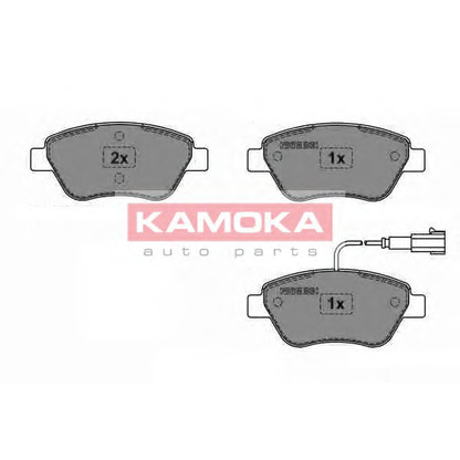 Photo Brake Pad Set, disc brake KAMOKA JQ1018114