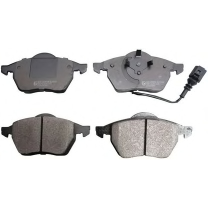 Photo Brake Pad Set, disc brake DENCKERMANN B110039